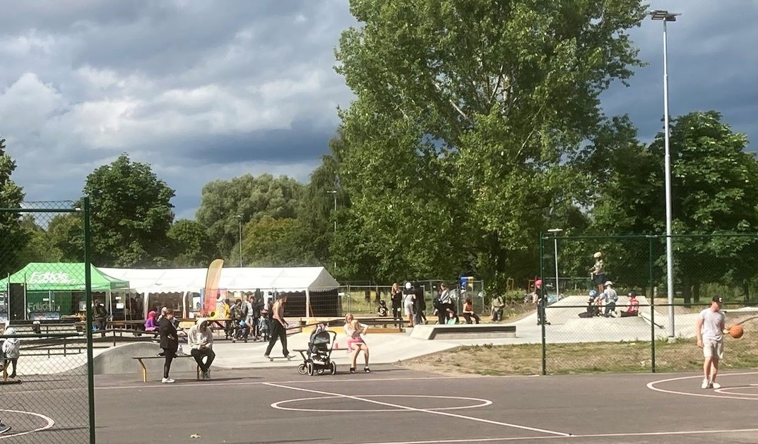 Sommararena i stadsparken